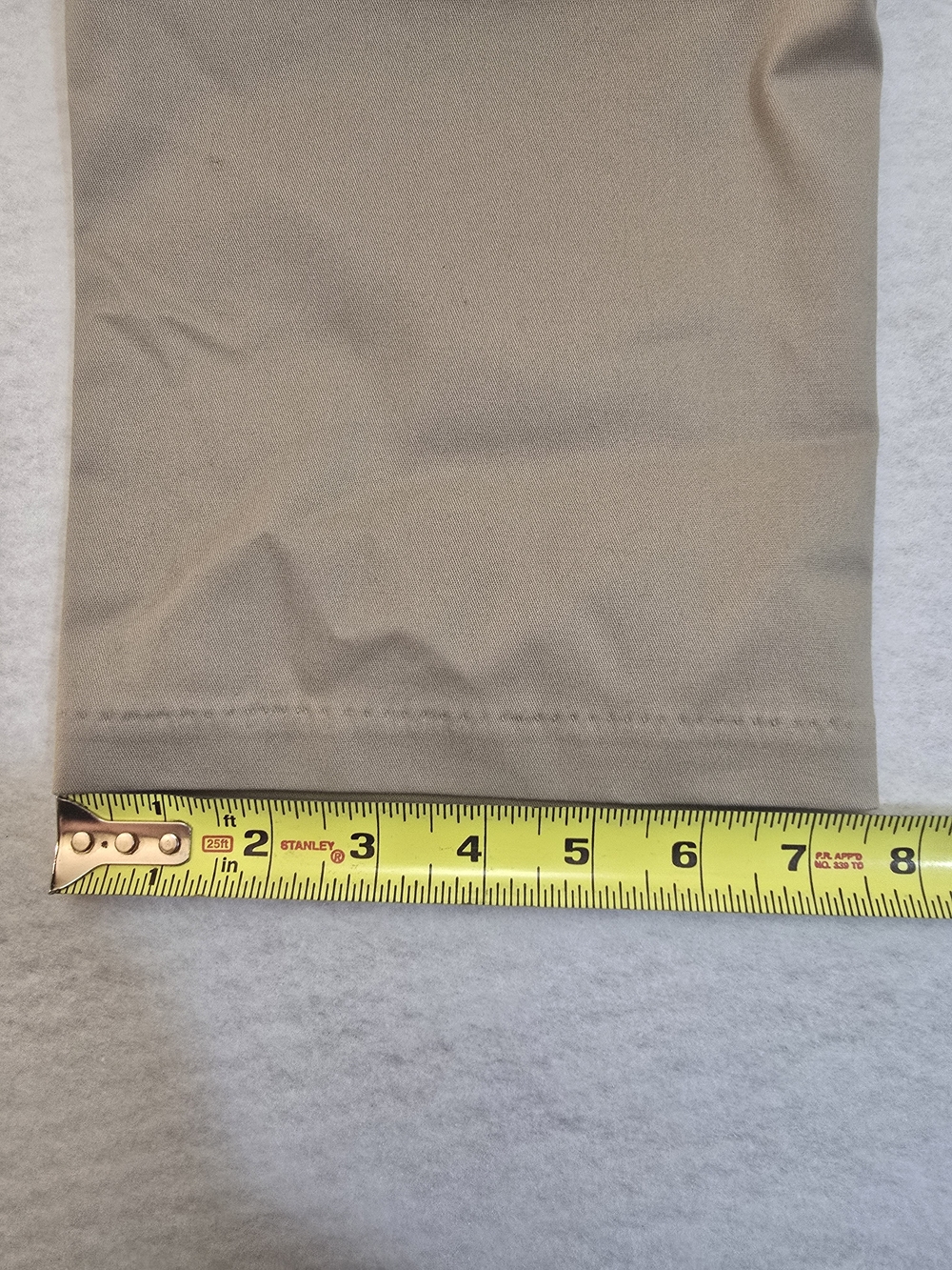Lee Womens Wrinkle-Free Khaki Pants - Beige Size 8 - Picture 11 of 11